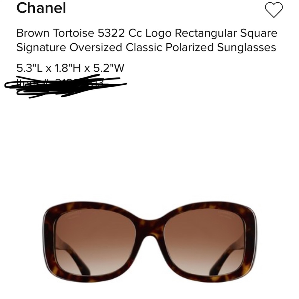 Chanel Polarized Sunglasses